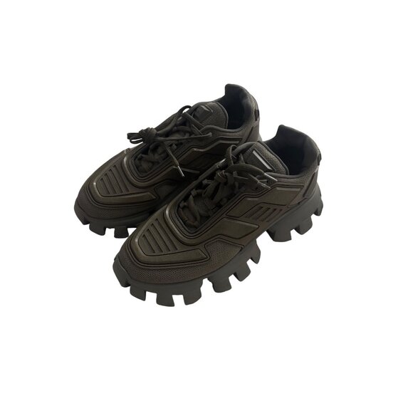 Prada Cloudbust Thunder Sneakers Size 7 Gray Lug Sole Made In Italy - Picture 1 of 6